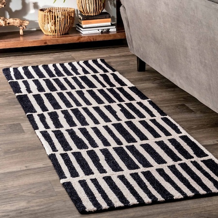 Nuloom Hand Tufted Lemuel Area Rug 2ft 6in x 6ft MTHM05A-2606